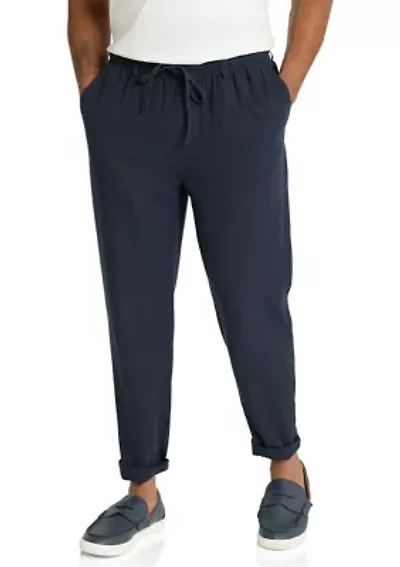 Big & Tall Linen Blend Pants