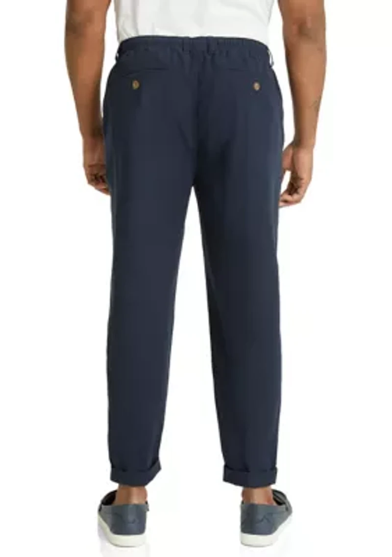 Big & Tall Linen Blend Pants