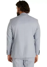 Big & Tall Textured Stretch Suit Jacket