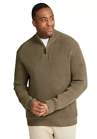 Big & Tall Patrick Half Zip Sweater