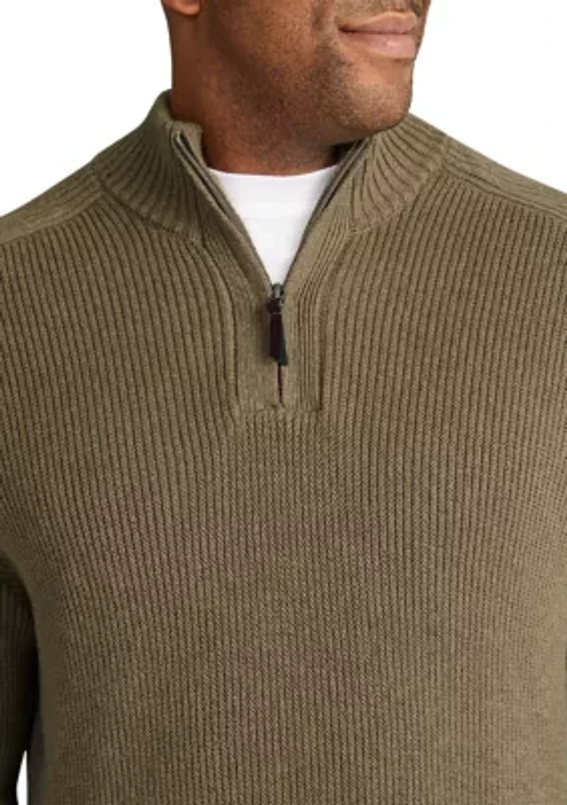 Big & Tall Patrick Half Zip Sweater