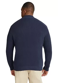 Big & Tall Patrick Half Zip Sweater