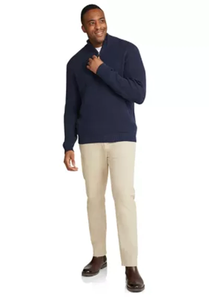 Big & Tall Patrick Half Zip Sweater