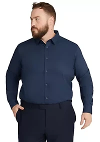 Big & Tall Long Sleeve Freemon Stretch Dress Shirt