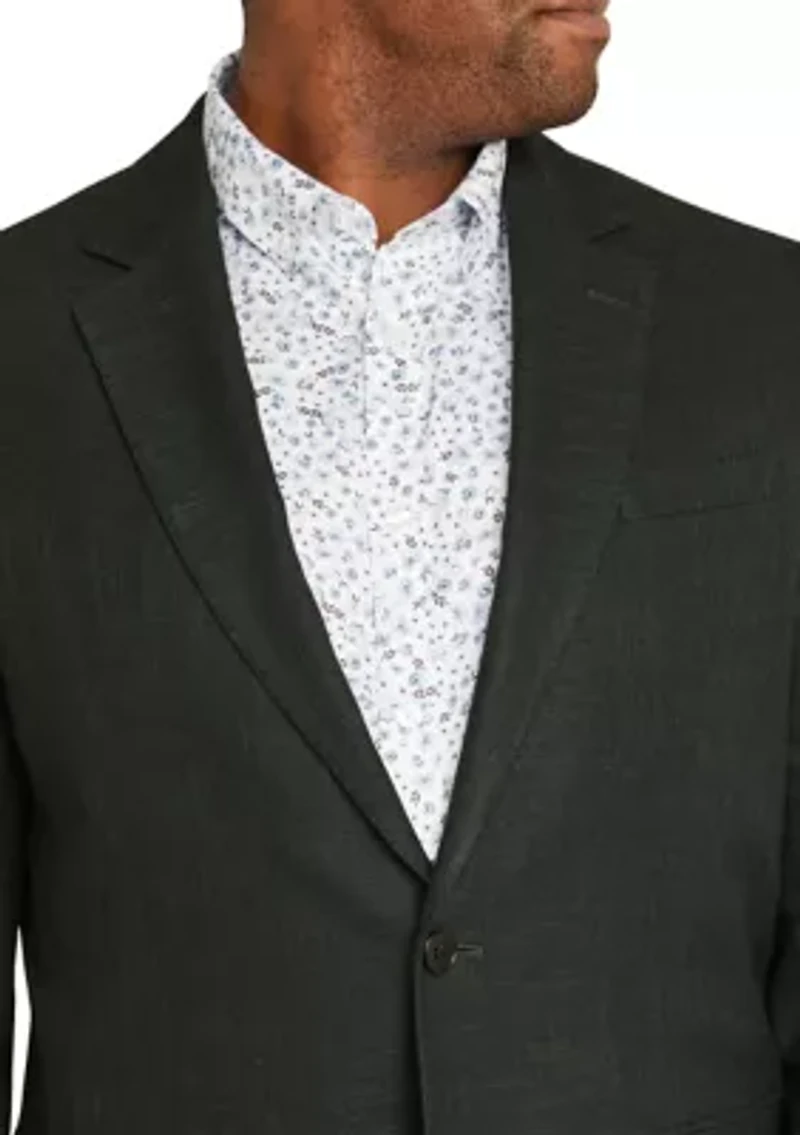 Big & Tall Evans Textured Stretch Blazer