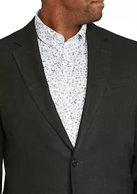 Big & Tall Evans Textured Stretch Blazer