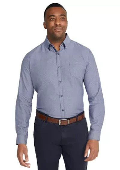 Big & Tall Long Sleeve Eastwood Textured Shirt