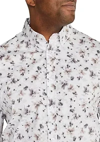 Big & Tall Long Sleeve Norton Floral Print Shirt