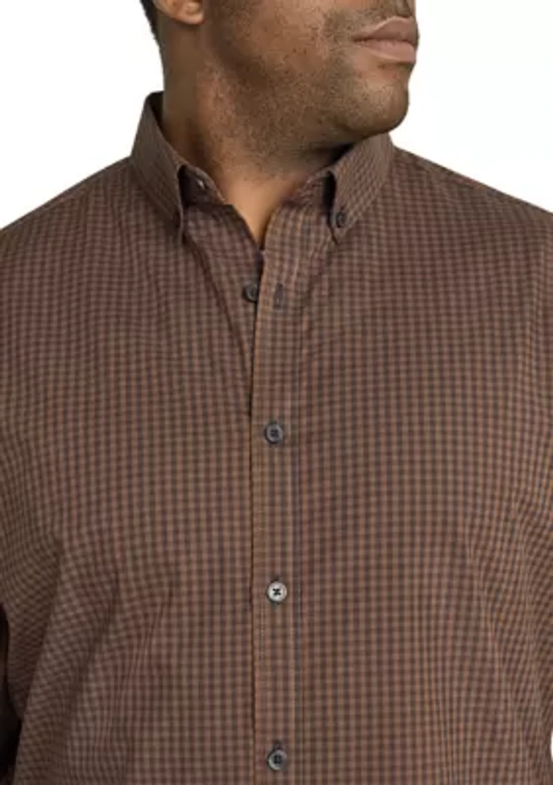 Big & Tall Long Sleeve Montreal Check Shirt