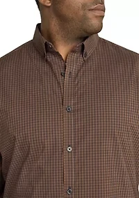 Big & Tall Long Sleeve Montreal Check Shirt