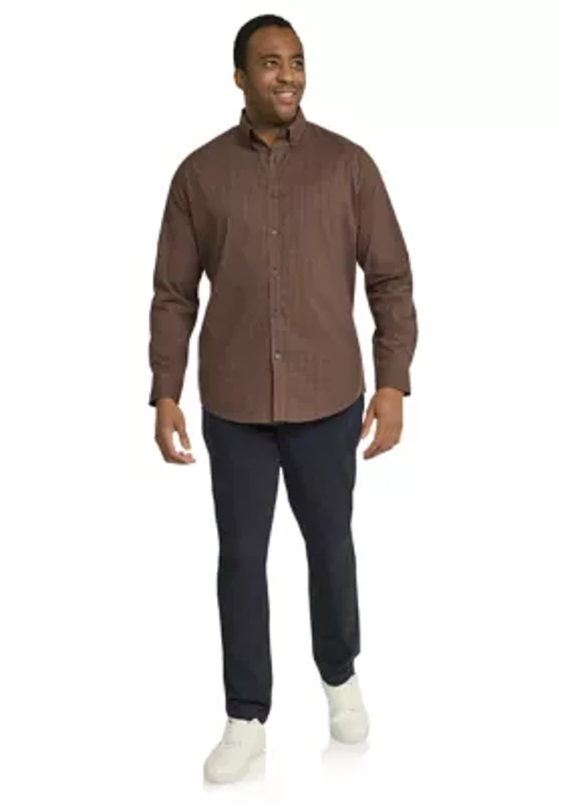 Big & Tall Long Sleeve Montreal Check Shirt