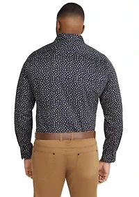 Big & Tall Long Sleeve Lennon Floral Print Shirt
