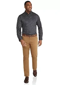 Big & Tall Long Sleeve Lennon Floral Print Shirt