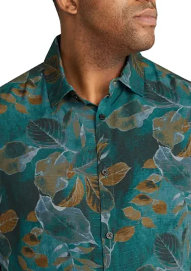 Big & Tall Short Sleeve Darcy Printed Shirt