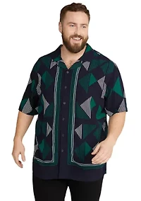 Big & Tall Short Sleeve Travis Relaxed Fit Shirt