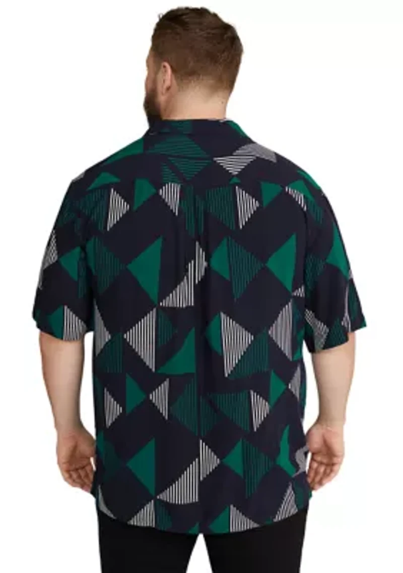 Big & Tall Short Sleeve Travis Relaxed Fit Shirt