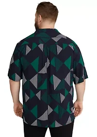 Big & Tall Short Sleeve Travis Relaxed Fit Shirt