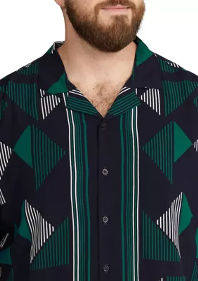 Big & Tall Short Sleeve Travis Relaxed Fit Shirt