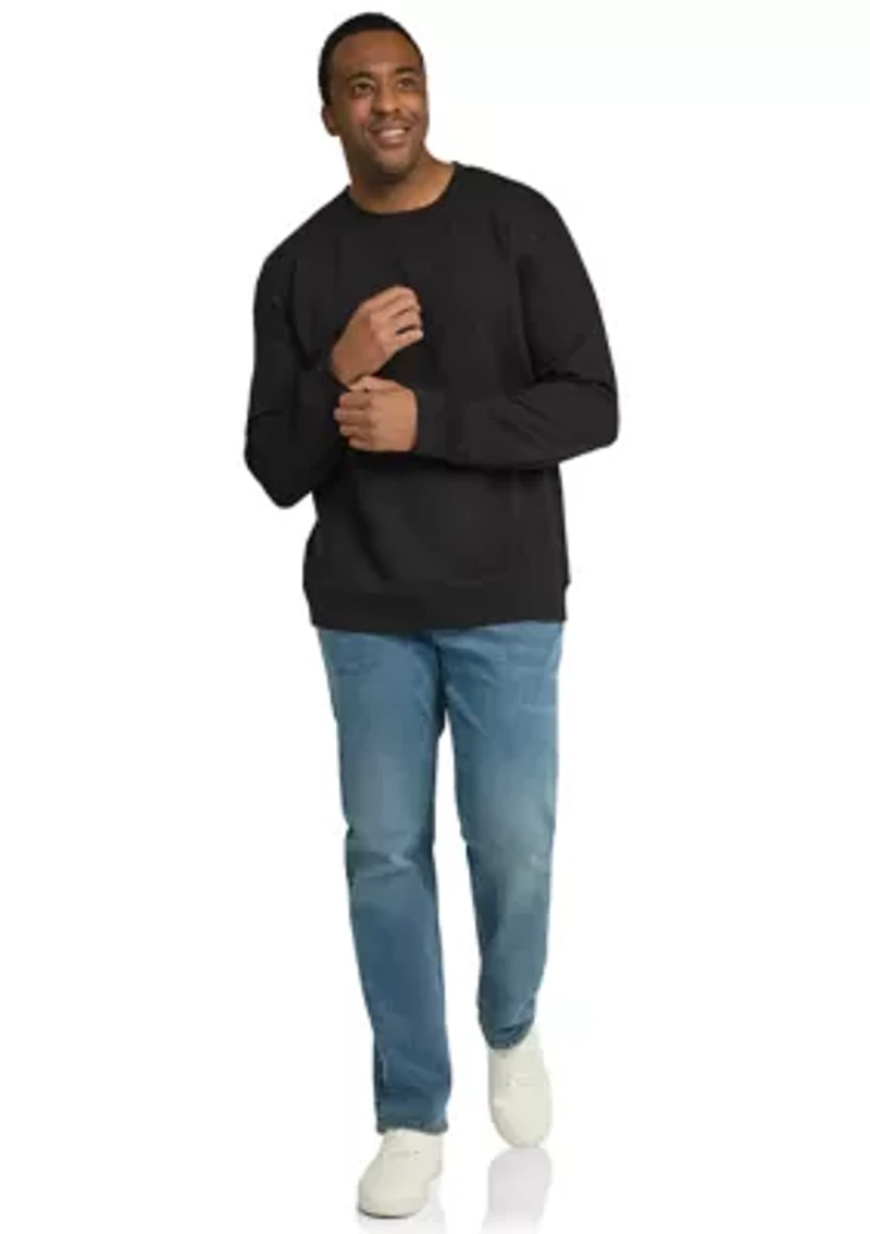 Big & Tall Joseph Jacquard Crew Neck Sweatshirt