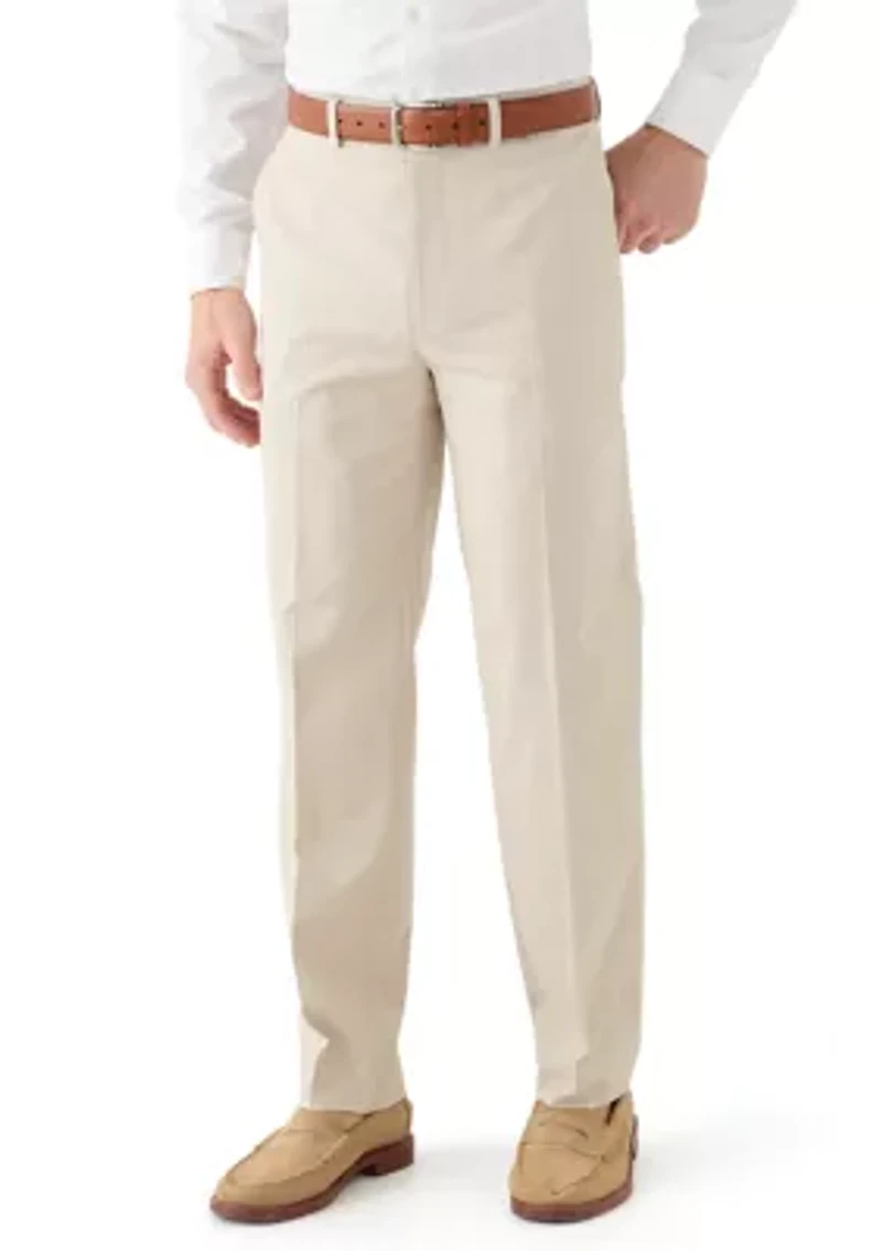 Cotton Stretch Ticweave Pants
