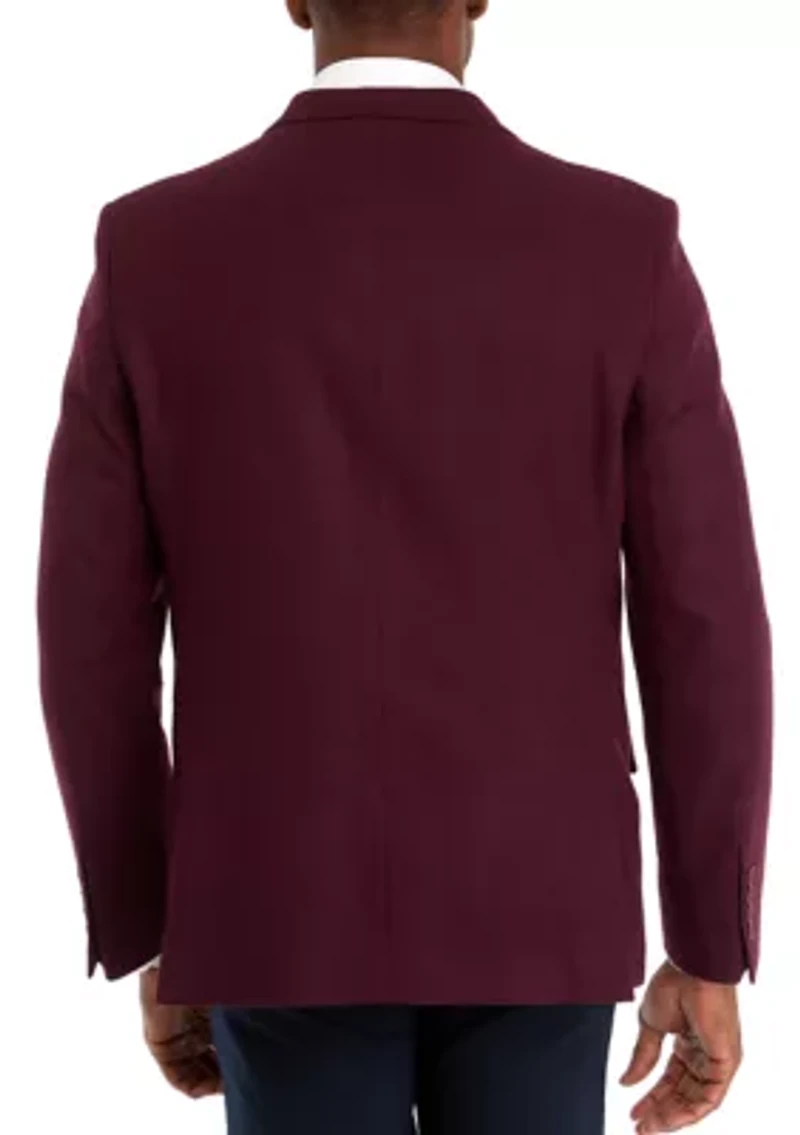 Tweed Solid Sport Coat