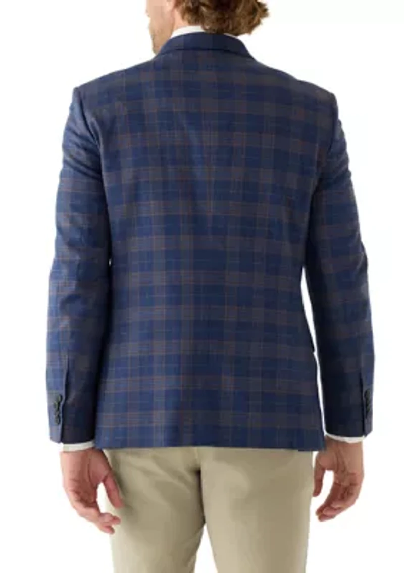 Blue Plaid Sportcoat