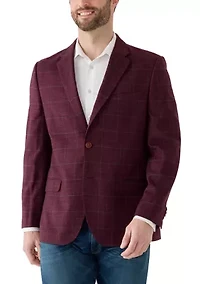 Men's Windowpane Sports Coat
