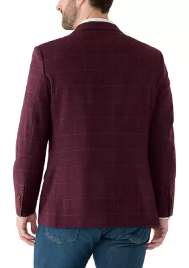 Men's Windowpane Sports Coat