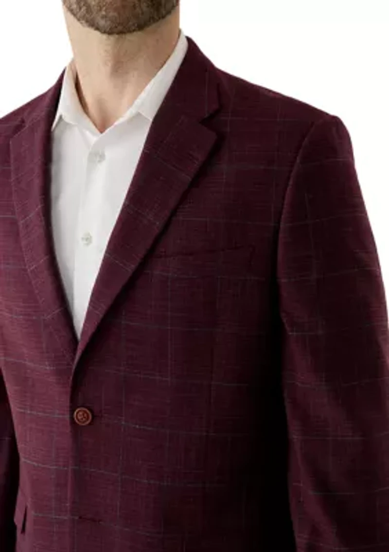 Men's Windowpane Sports Coat
