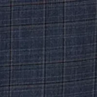 Blue Plaid Suit Jacket