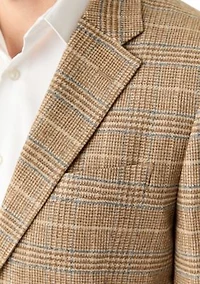 Men's Tan Plaid Sportcoat