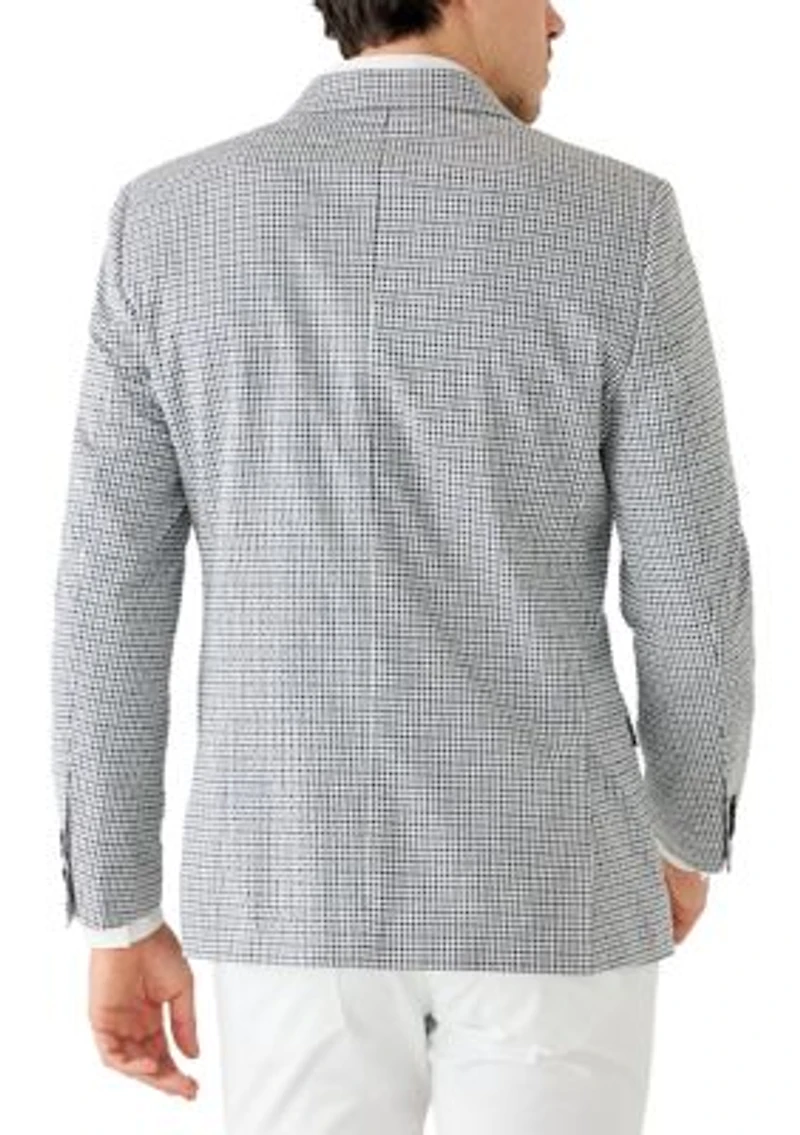 Men's Seersucker Checkered Sportscoat