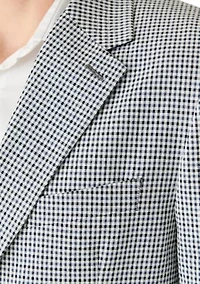 Men's Seersucker Checkered Sportscoat