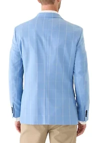 Windowpane Printed Sport Coat