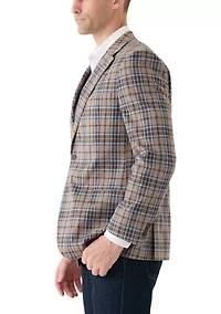 Linen Plaid Sportcoat
