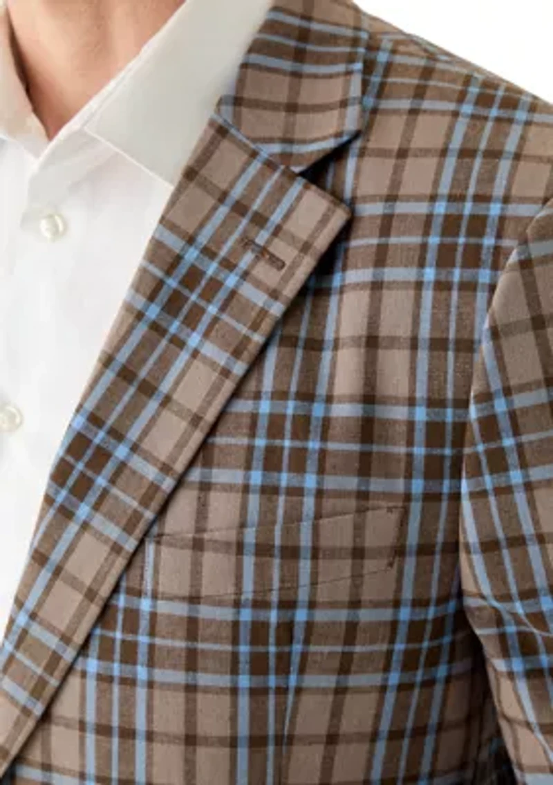 Linen Plaid Sportcoat