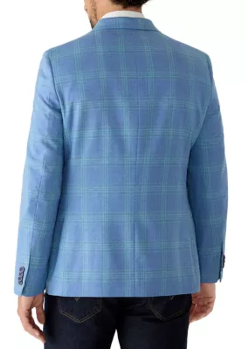 Men's Plaid Blazer