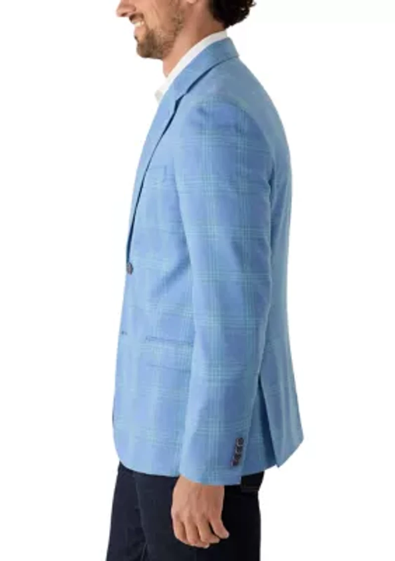 Men's Plaid Blazer