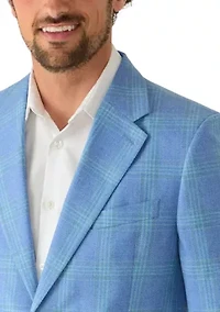 Men's Plaid Blazer