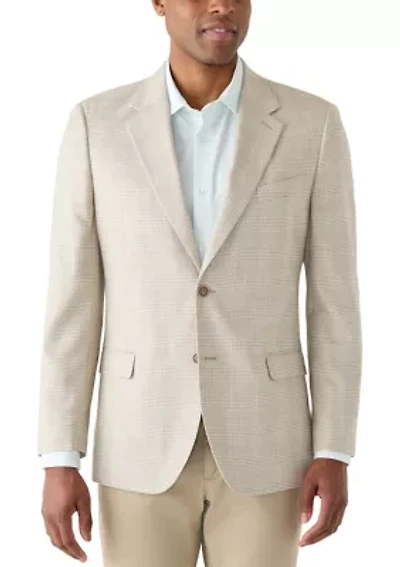 Men's Plaid Blazer