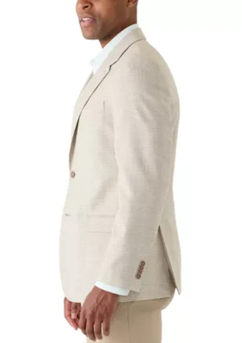 Men's Plaid Blazer