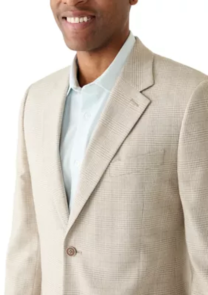 Men's Plaid Blazer
