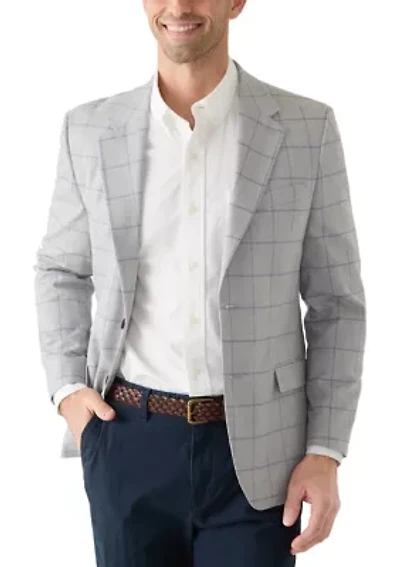 Men's Windowpane Blazer