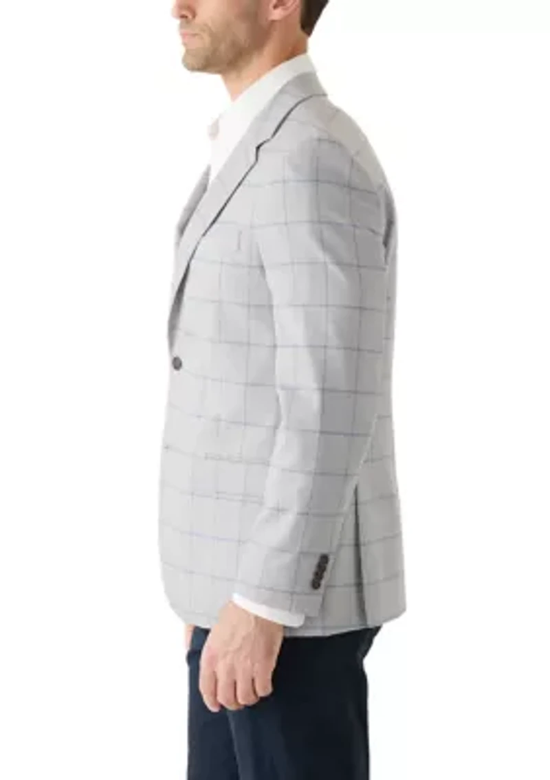 Men's Windowpane Blazer