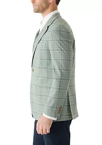 Men's Plaid Blazer