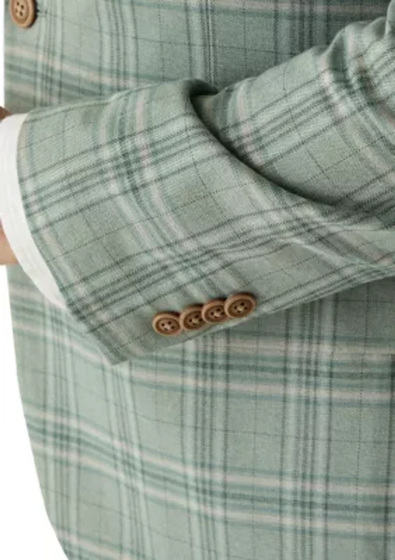 Men's Plaid Blazer