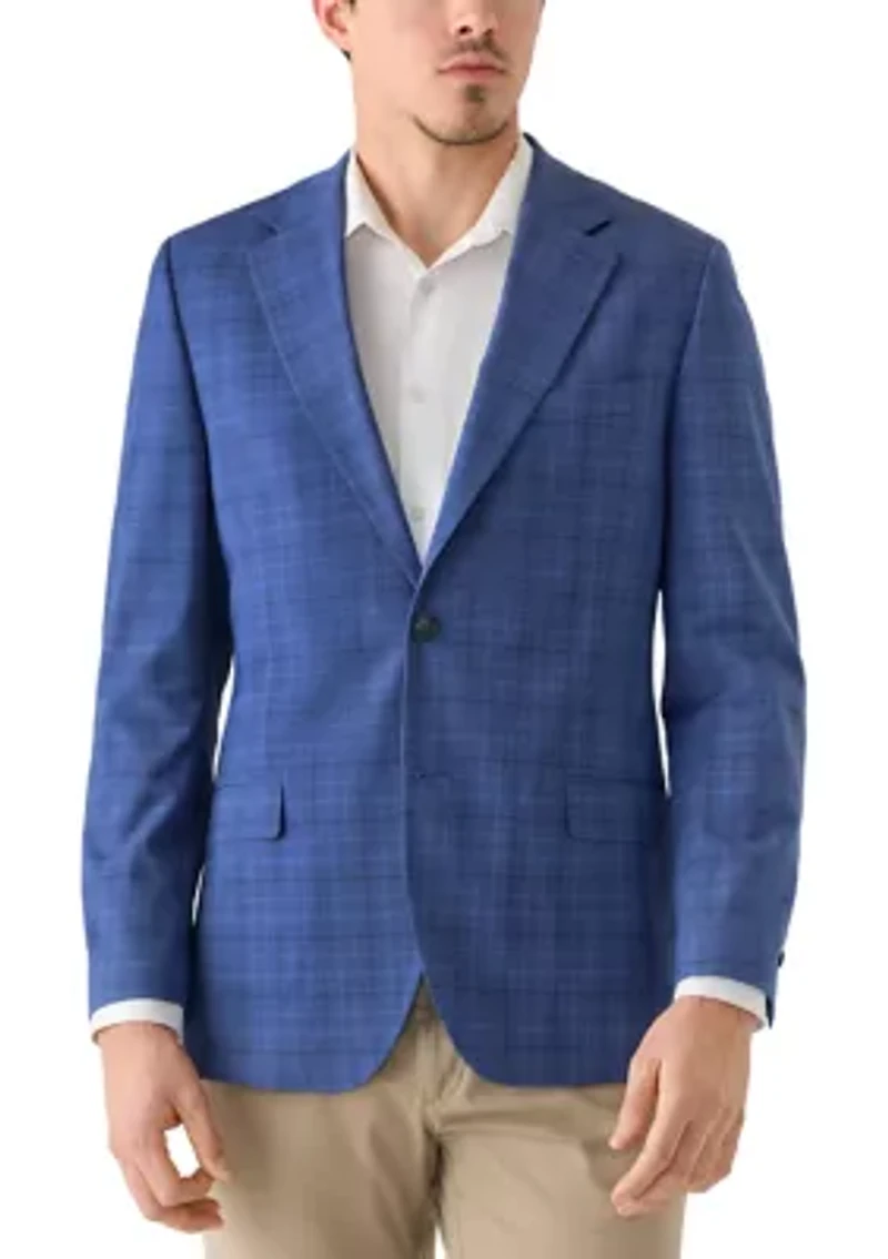 Men's Plaid Suit Jacket