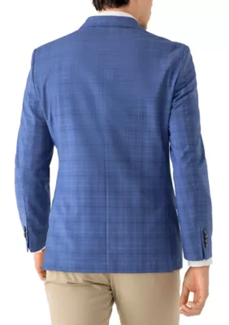 Men's Plaid Suit Jacket