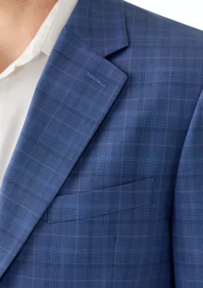 Men's Plaid Suit Jacket