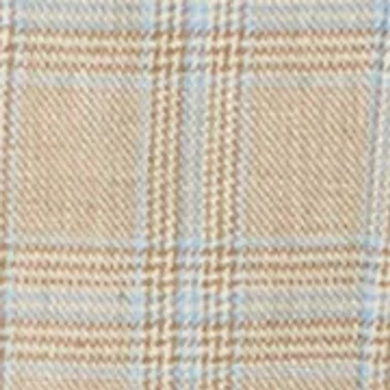 Men's Tan Plaid Suit Jacket